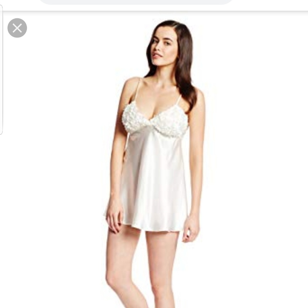 Satin Ivory Lingerie Set